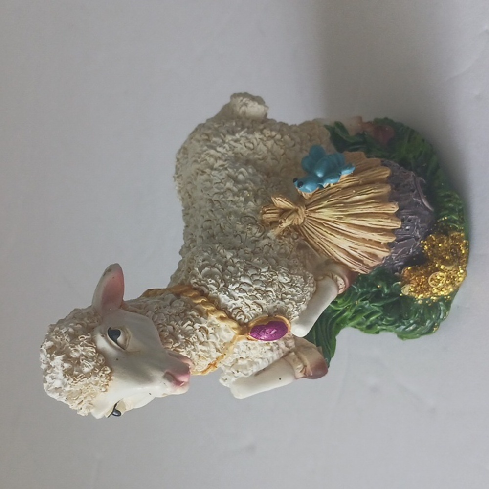 Decorative Sheep And HOME Figurine Piggy Bank